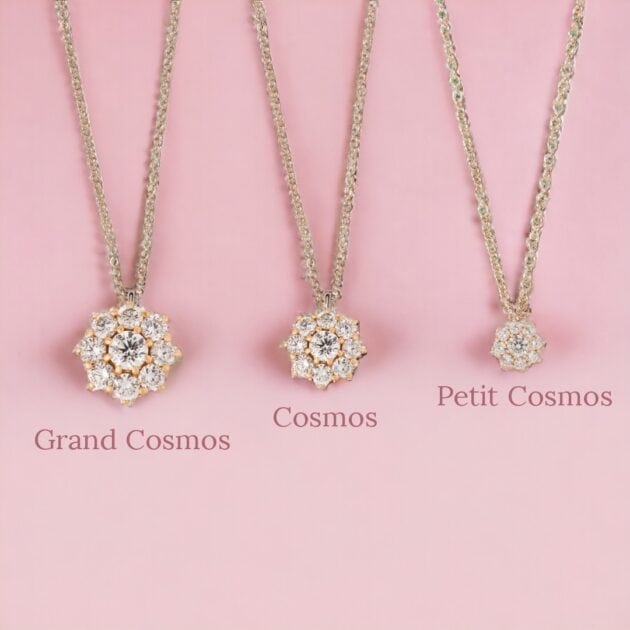 Collana Petit Cosmos con smeraldo e diamanti - immagine 3